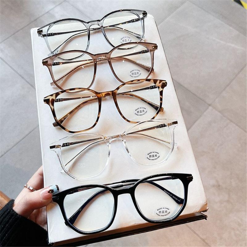 

Sunglasses Big Frame Anti-UV Blue Rays Glasses Computer Goggles Fashion Women Men Metal Eyeglasses Vision Care 2022