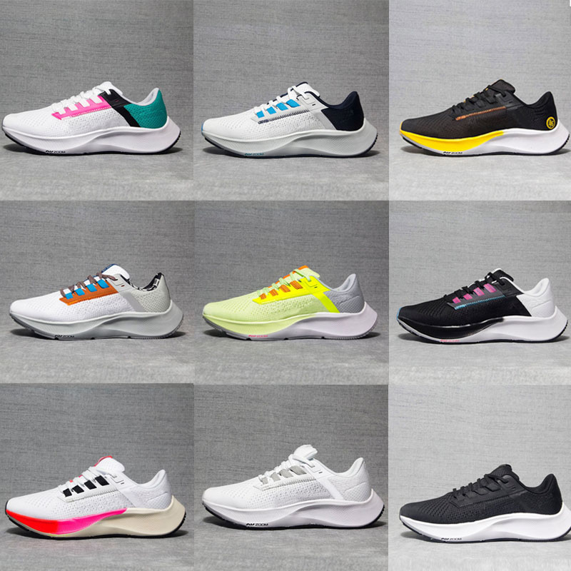 

Top Quality Zoom Running Shoes Pegasus Be True Mens Women ZM Flyease 38 Triple White Midnight Black Navy Chlorine Blue Ribbon Green Wolf Grey trainers Sneakers 36-45, 80