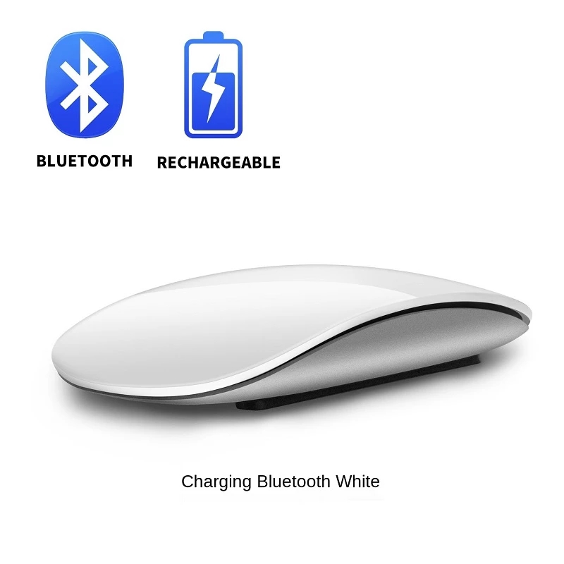 

Bluetooth 4.0 Wireless Mouse Rechargeable Silent Multi Arc Touch Mice Ultra-thin Magic Mouse For Laptop Ipad Mac PC Macbook