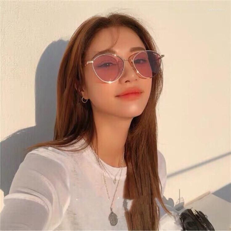 

Sunglasses Summer Ladies Niche Retro Metal Polarized Women 2022Sunglasses