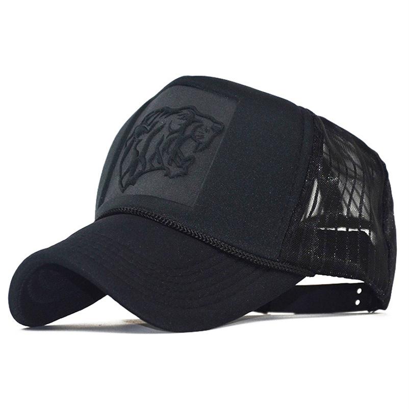 

Fashion Pop 3D Printing Tiger Baseball Cap Summer Mesh trucker hats Outdoor Sports Running Biking Casual Snapback Hat306M