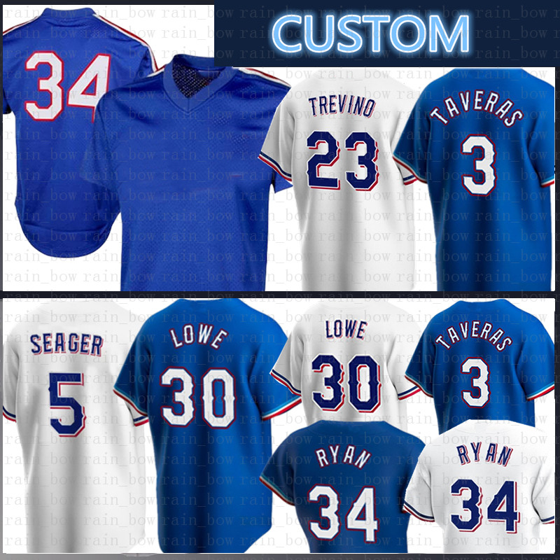 

Custom Rangers Baseball Jersey Nolan Ryan Corey Seager Marcus Semien Eli White Kole Calhoun Andy Ibáñez Adolis García Sam Huff Nick Solak Leody Taveras Willie Calhoun, Mens(youqibing)