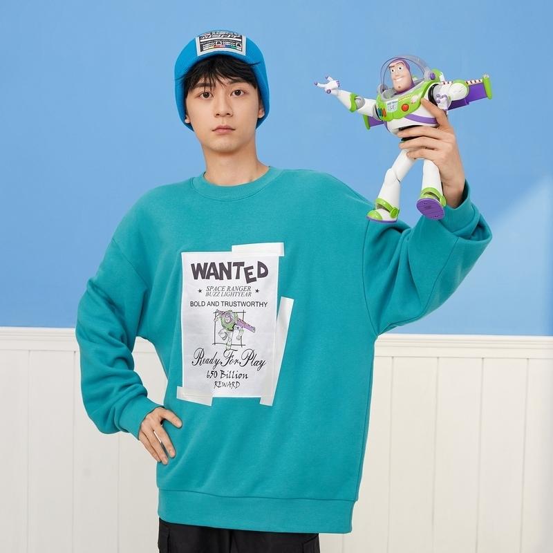 

Men's Hoodies & Sweatshirts SEMIR Fleece Sweatshirt Men 2022 Cotton Loose Shoulder Fall Winter Lovers Clothing Letter Pattern, Black