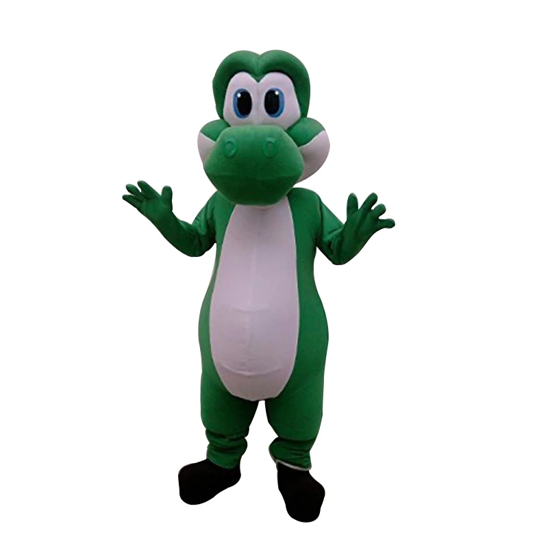 

Adult Yoshi Mascot Costume Dinosaur Customization Of Super Cute for Halloween Carnival Party Events birthday party gift, Green