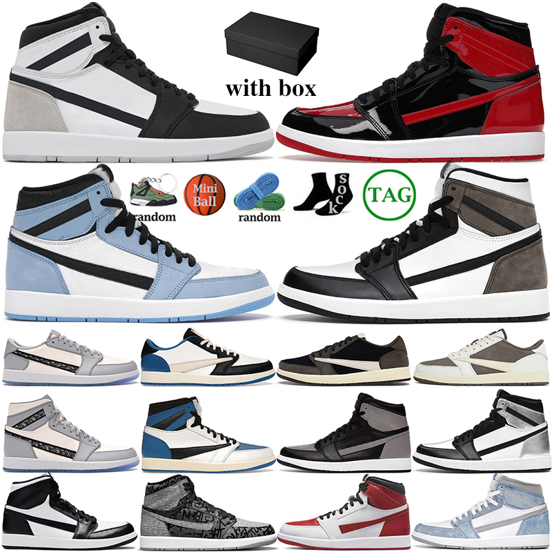 

with box basketball shoes women men Reverse Mocha UNC Bred Toe Stage Haze Chicago Digital Pink Marina Blue Court Purple Shattered Backboard sports sneakers GAI, 17