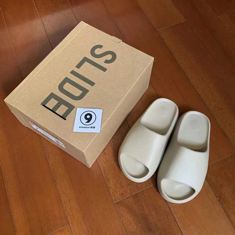 

2022 Newest with box men women fashion slippers luxury slides summer flat slipper trendy leather rubber sandal mens beach slide 36-45 size, #09