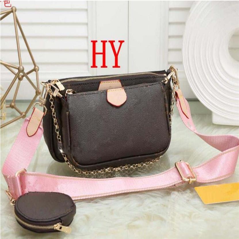 

millionaire Three piece set Shoulder bag Women favorite mini pochette bag 3 pieces accessories crossbody bag shoulder bags m44823 oxidizing leather purses multi, High quality