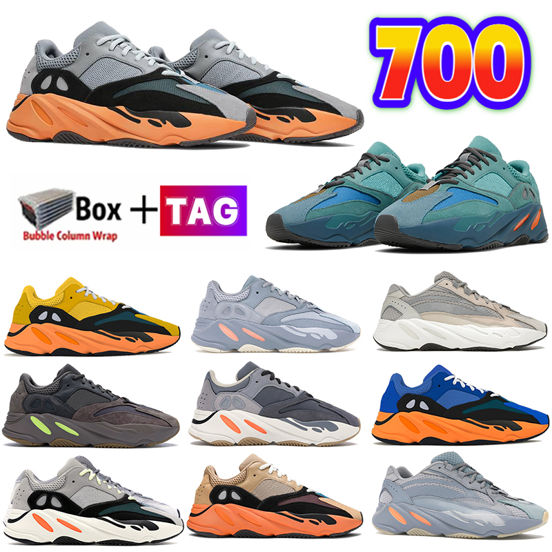 

With box OG Solid Grey 700 mens womens Running Shoes Runner Wash Orange Enflame Amber Sun Bright Carbon Teal blue Inertia Faded Azure sneakers Analog Salt Trainers, No.24- bubble wrap packaging