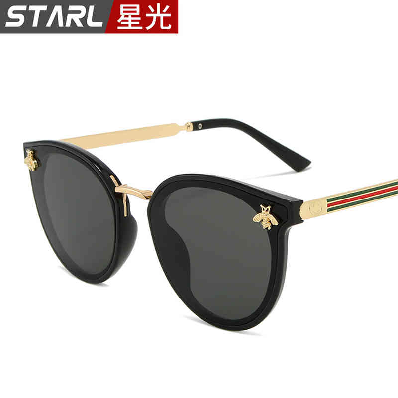 

2020 new sunglass little bee red and green super fashion sunglass A204