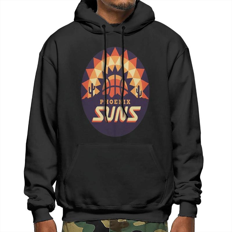

Men' Hoodies & Sweatshirts Sun Rise Phoenix Arizona Basketball Fan Anime Oversized Hoodie Men' Sets Man Male SweatshirtMen, Black