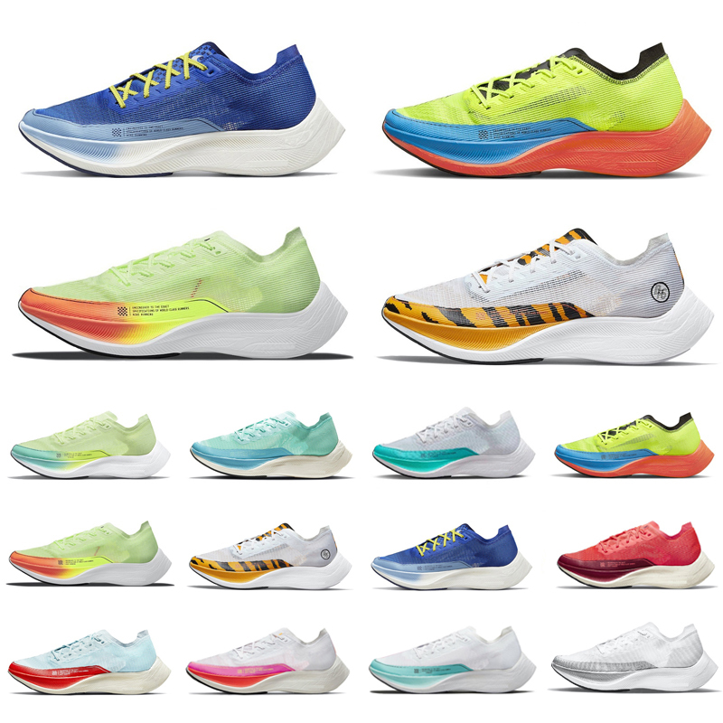 

VaporFly NEXT% Men Women Running Shoes Sneaker Aurora Green Brs Tiger Hyper Royal Watermelon Glacier Blue Rawdacious Infrared Gold Mens, Color#11