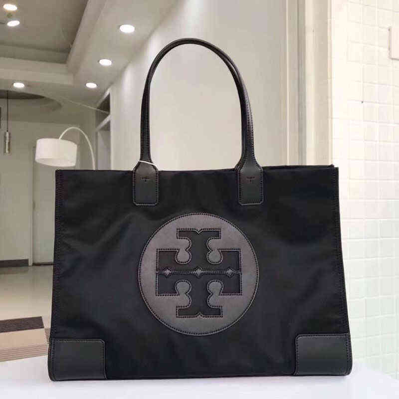 

Designer Burchs Handbags Torys 2021 Tote Bag Large, Black