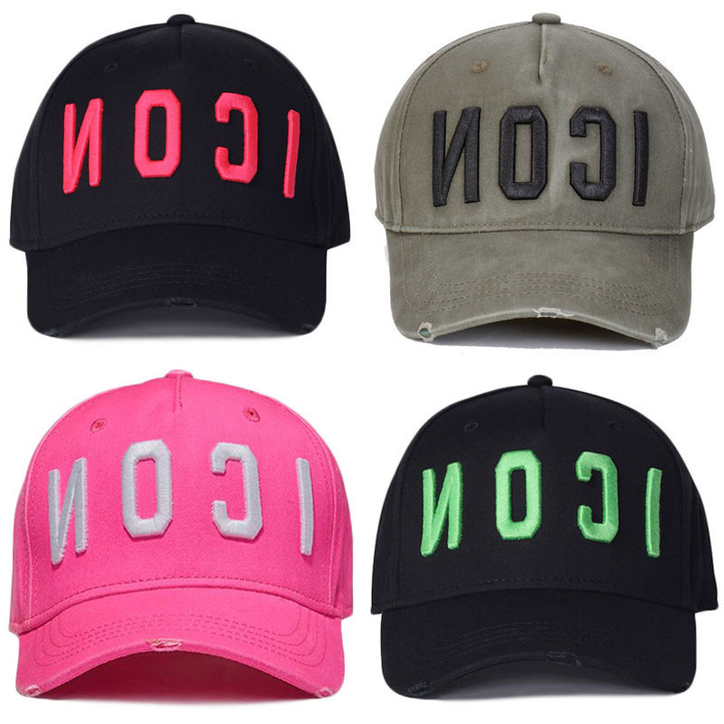 

[Have inventory]Fashion ICON Mens Designer summer hats Casquette d2 caps luxury embroidery cap adjustable 23 color women hat behind letter