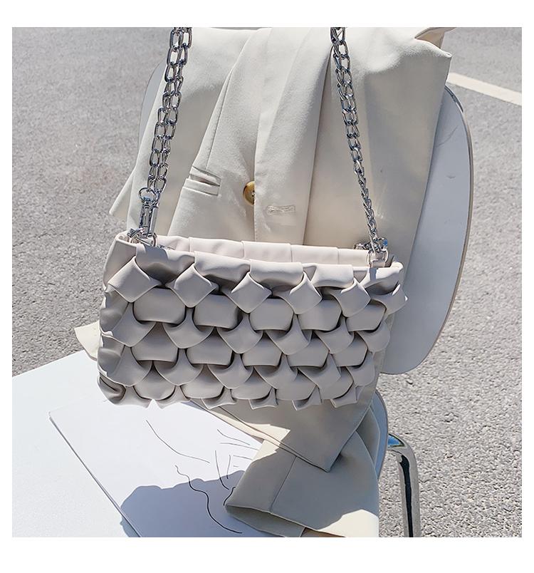 

Evening Bags Women Purses And Handbags Luxury Clutches Shoulder For 2022 Designer Bag Leather Crossbody Metal Chain, White
