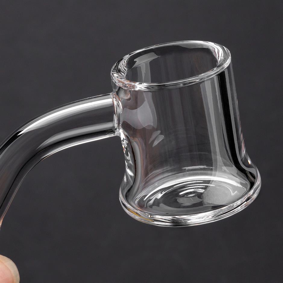 

Evan shore 25mm XL quartz banger 3mm thick with frost joint 10mm 14 mm 18mm male female for Smoking glass water bong pipe2074