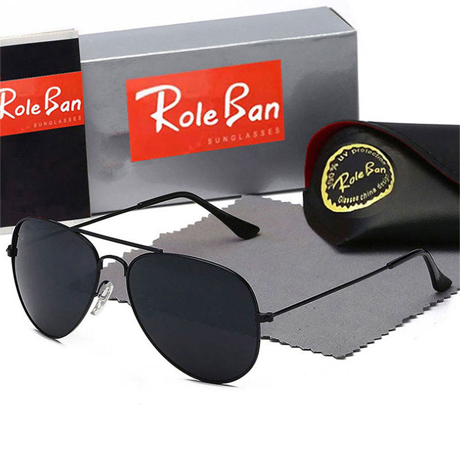

High Quality mens Sunglasses pilot Metal hinge Fashion eyeglass UV Protection men Eyewears Luxury womens glasses Mirror Glass Lens women Eyewear 62mm eye with box