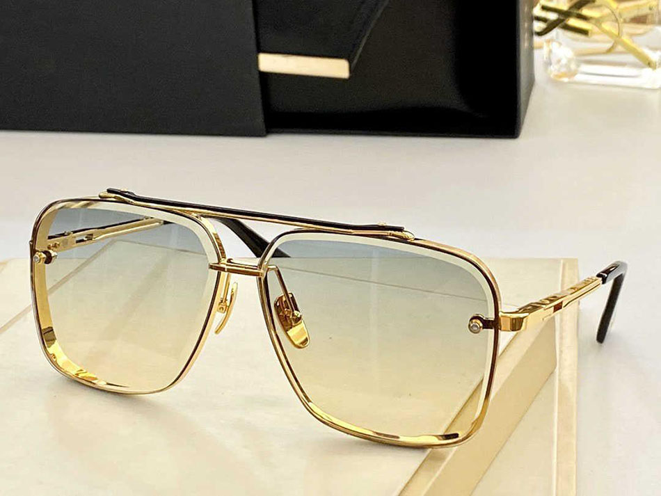 New Designer Sunglasses For Women Man Mach Six Anti-Ultraviolet Retro Plate Oversized Square Glass Fashion Sunglass Mens Womens Trendy Design Eye