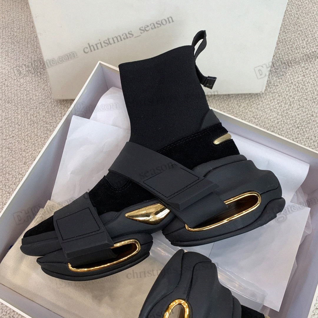 

2022 Knitted breathable sock shoes cool and unique design mens womens casual shoe socks paris thick double sole anti slip designer sneakers 35-45 o2BW#