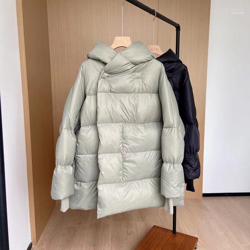 

Winter Fashion Casual Woman Down Jacket Long Sleeve With Hat Solid Ladies Tops Warmly Comfortable Coats1 Guin22, Color 3