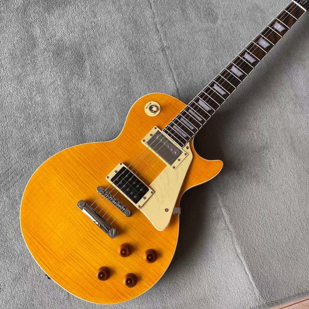 New style Tiger flame Standard Electric Guitar High quality pickups Rosewood fingerboard Mahogany body 6 stings guitarra