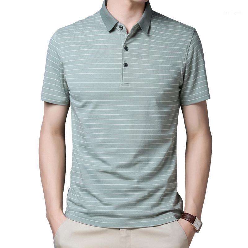 

Men's Polos ZOGAA Top Grade Lapel Short-sleeved T-shirt Summer Mens Shirts With Short Sleeve Turn Down Collar Casual Tops Men Clothing, Blue