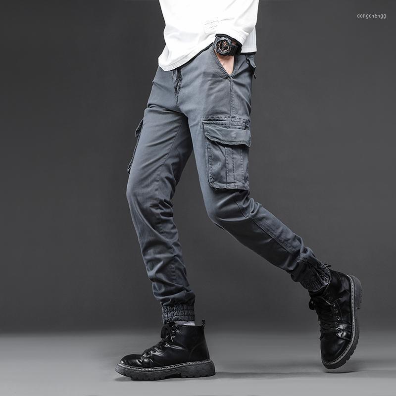 

Men's Pants Cargo Men Side Pockets Military Camouflage Tactical Male Elastic Outdoor Combat Trousers 95% Cotton SweatpantsMen's, Na0012black