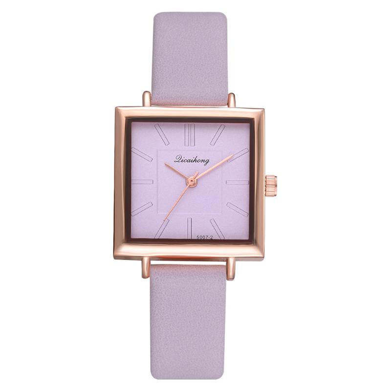

Wristwatches Fashion Women Leather Band Wrist Watch Luxury Analog Quartz Digital Top Brand Casual Watches Gift Montre Femme, Black