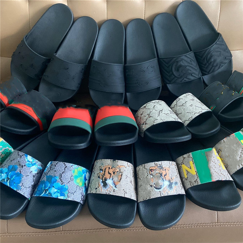 

Mens Designers slipper Slides Womens Slippers Fashion Luxurys Floral Leather Rubber Flats green red stripe Sandals Summer Beach Shoes Loafers Gear Bottoms Sliders, Do not choose;other color;contact me