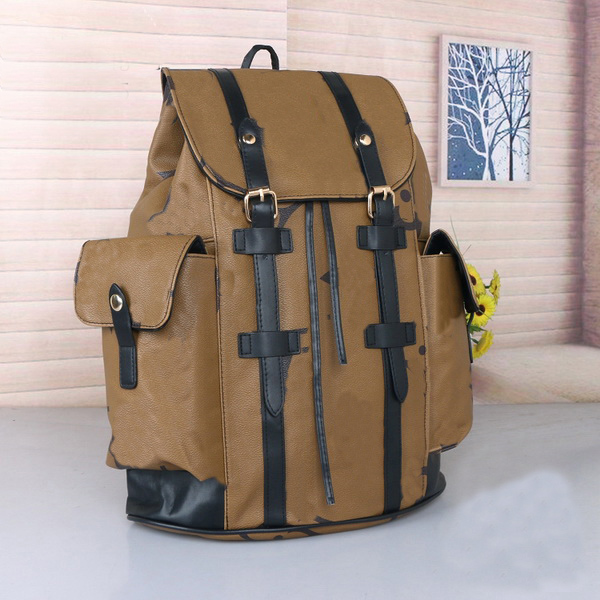 

2022 High-quality luxury leather Christopher Backpack Luxurys Designer backpack men's and women's classic floral plaid school bag shoulder bag, Customize