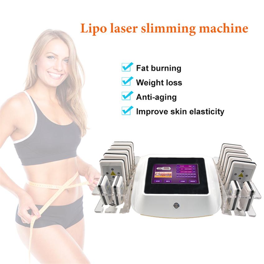 14 paddles I lipo laser lose weight slimming 650nm diode lipolaser machine for home salon use266O