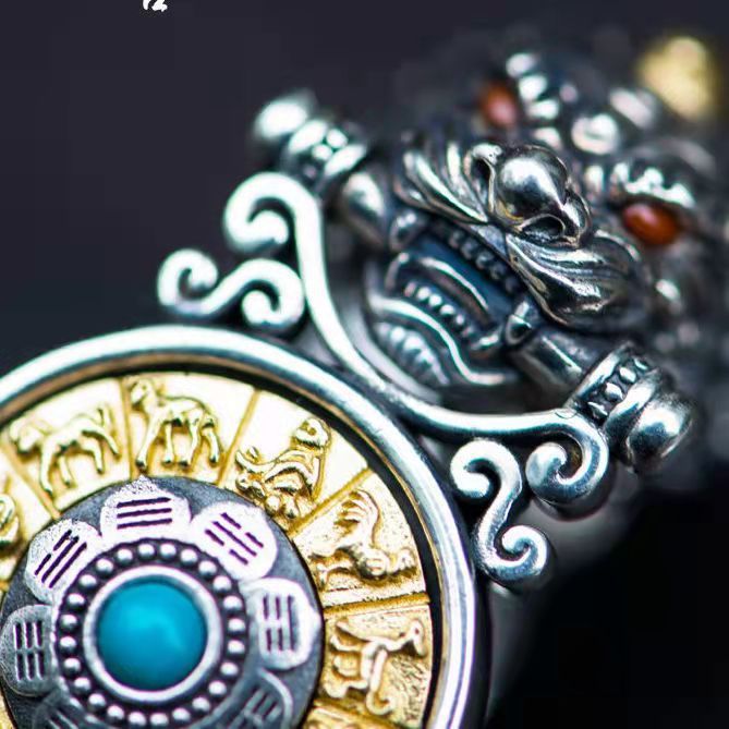 

Handmade Bracelet Double Zigzag Jiugong Runner Bracelet for Men and Women Lovers Personalized Gift