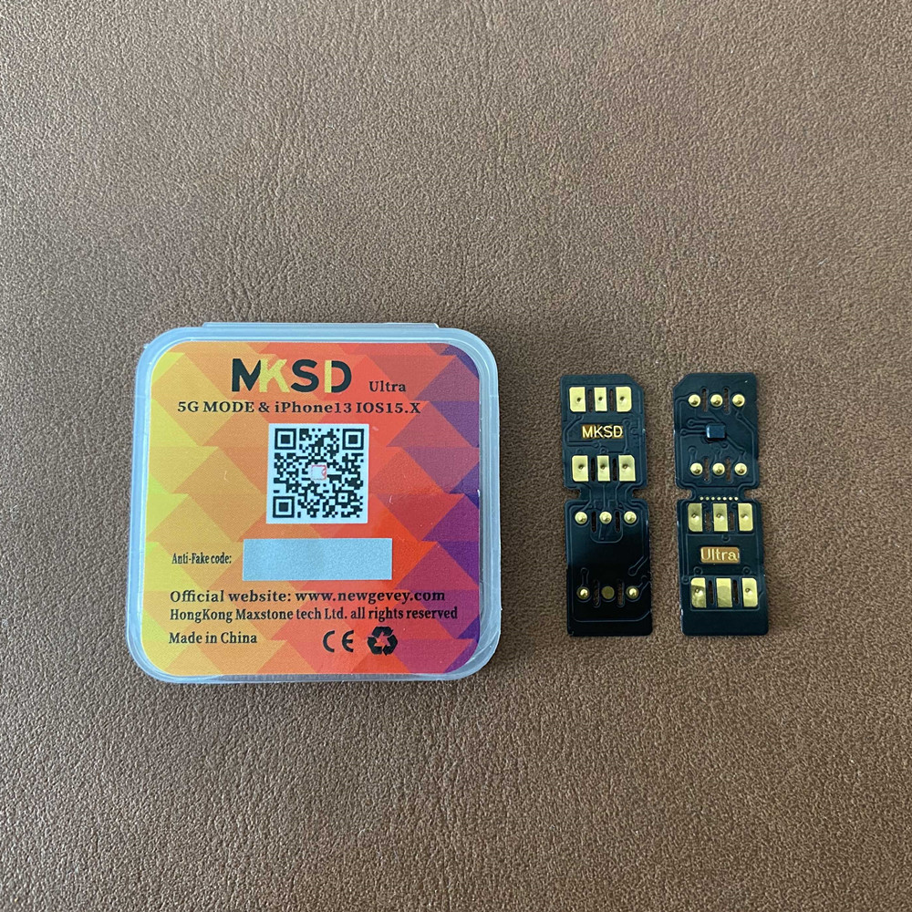 

MKSD Ultra RSIM Card Turbo Ulock Sim iPhone Auto Cyber Mode IOS 15.X For IP13,12,11,X,8,7,6 GEVEY PRO 5.0