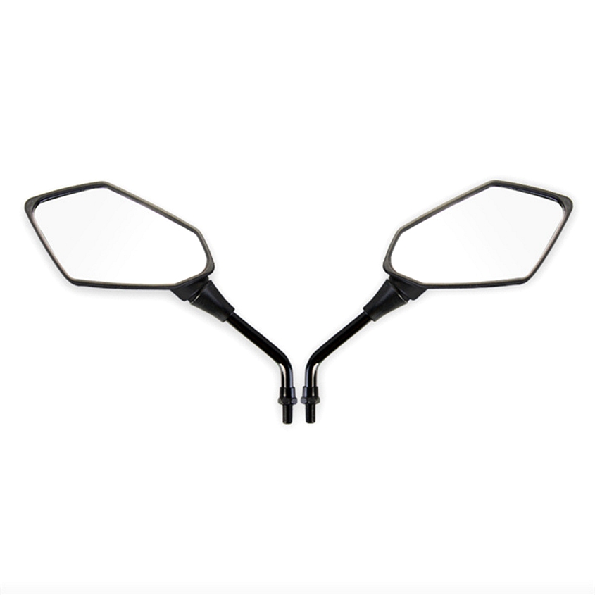 

Universial Motorcycle Rearview Mirror Scooter Motocross Motorbike Handlebar Side Rearview Mirrors Electrombile Back Side Convex 8/10mm MOTO Bike Mirror On Sale