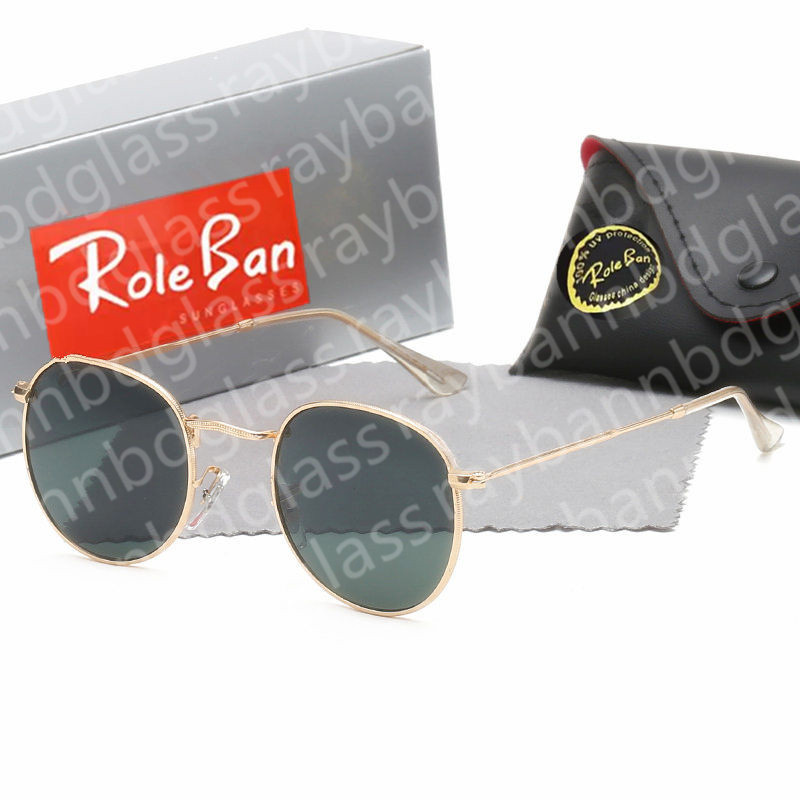 

Men Classic Rays Brand Retro women Sunglasses 2022 Luxury Designer Eyewear Band Bands Metal Frame Designers Sun Glasses Woman A447