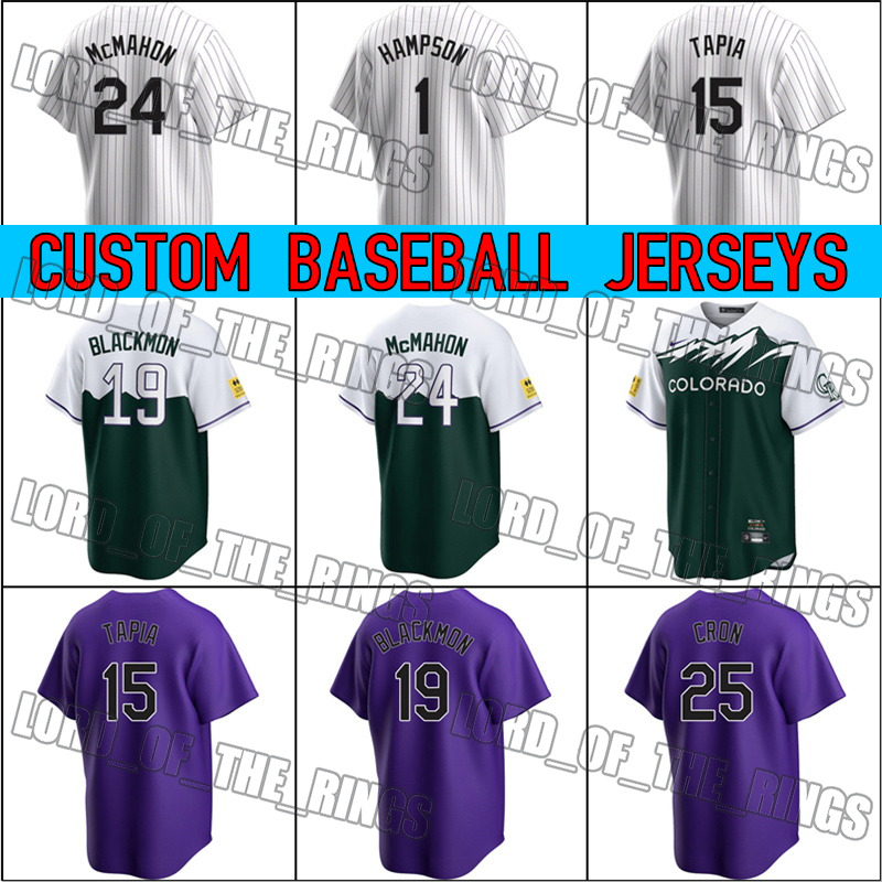 

Colorado baseball 19 Charlie Blackmon jersey Ryan McMahon Kris Bryant German Marquez jerseys CJ Cron Jose Iglesias Randal Grichuk Austin Gomber, Man custom jersey (lj)