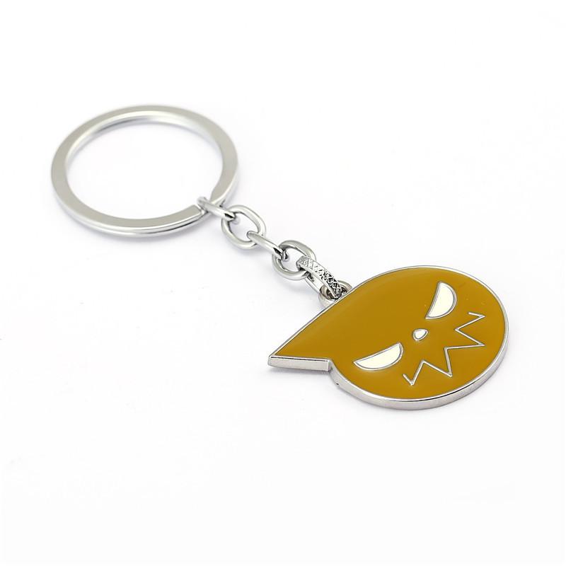 

Keychains Anime SOUL EATER Keychain For Kids Boys Souleater Death The Kid Key Ring Skull Holder Car Chaveiro Christmas Gifts 12022