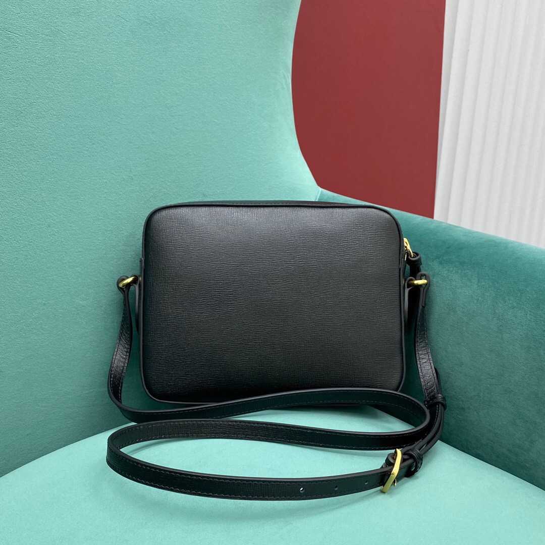 

645454 Top Quality bit 1955 Cross Body Bag WOMEN Small Black Genuine Leather Goods Golden Hardware Camera Shoulder Bags