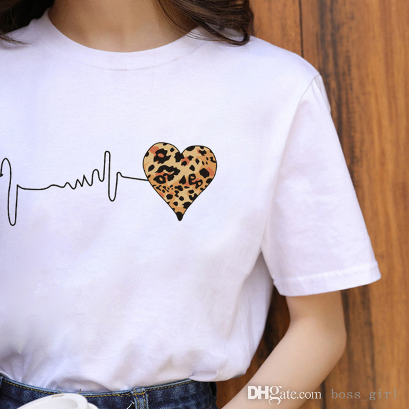 

RETAIL Designer Womens T-shirt Plus Size -3xl Short Sleeve Tops Leopard Lips Print Crew Neck Tee Summer Clothes Female Casual Streetwear T-Shirt, No16