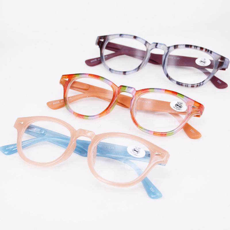 

Sunglasses Reading Glasses Women Round Frame Readers Eyeglasses Ladies Colour Mixture Presbyopic With Diopter 100 To 350Sunglasses