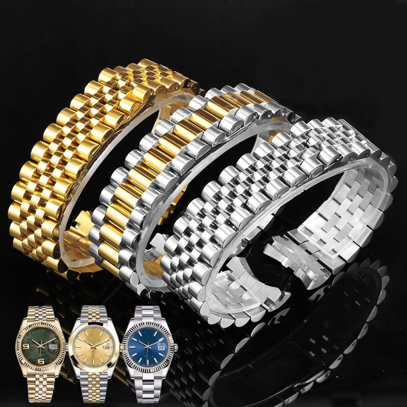 

Watchbands Fit For Rolex DATEJUST DAY DATE OYSTERPERTUAL Band Strap Accessorie Stainless Steel Bracelet Chain 220527