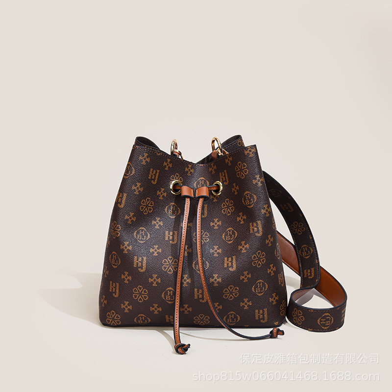

HBP Hot NEONOE Drawstring designers MM bag Sale Vintage Bucket Handbag Women bags Handbags Wallets for Leather Chain Buckets Bag Crossbody and Shoulder, 13
