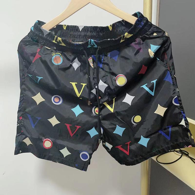 Shorts pour hommes courts métraux de plage de plage tendance purement respirant bailleur de bain à séchage rapide pantalon d'impression d'été top