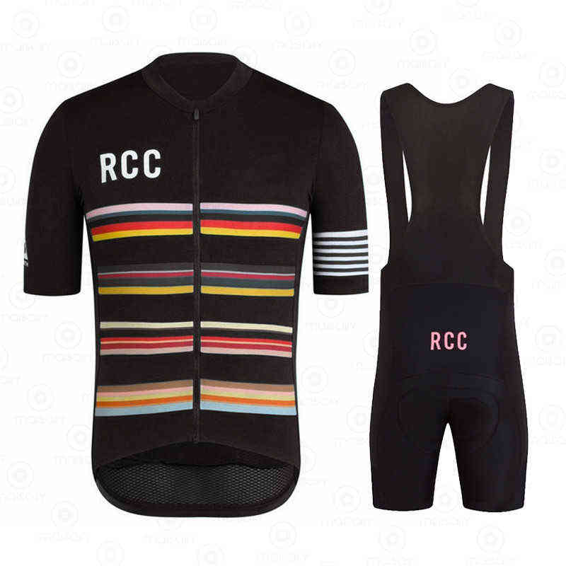 

RCC Road Bike Riding Uniform Summer Training Wear New Cycling Clothing Jersey Set Men RAPHA Short Seve Suit Paul Smith Team Y220511, Cycling shirt 15