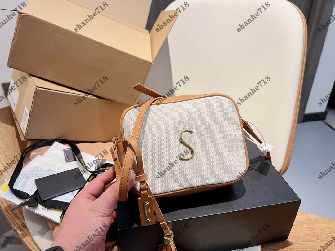 

Top Quality Designer Disco Lou Tassel Camera Bag Women Shoulder Cross Body Bags Lady Luxury Handbags Nano Vintage Flap Purses Clutch Wallets, Bubble paper package