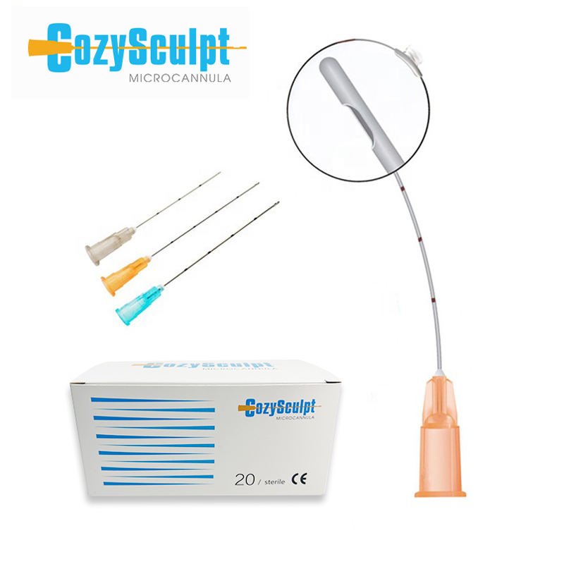 

Filler Cannula Cozysculpt Disposable Microcannula Beauty Items Lip Butt Injection Needle Blunt Tip with CE Certificate Beauty Clinic