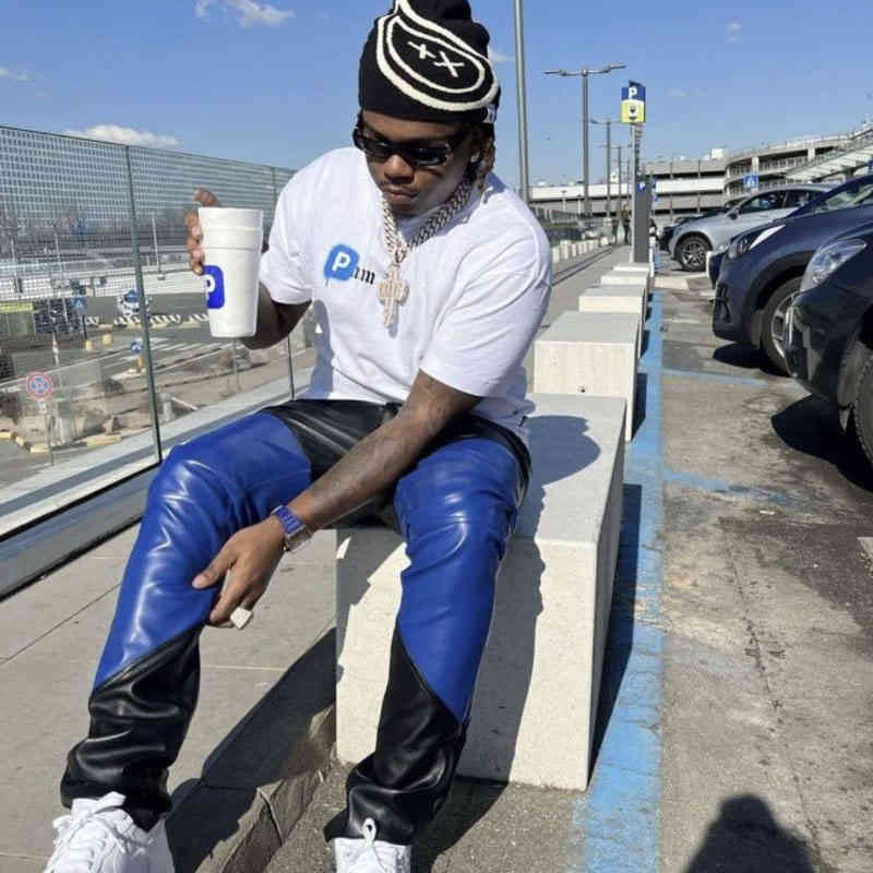 

High quality fashion brand PA cotton T-shirt PLAM ins new angel letter graffiti print men and women round neck short sleeve hip hop loose casual all-match Tshirt, White powder