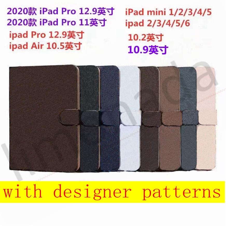 

New Designer Print Flower Phone Case for ipad mini 12345 6 for i pad 56 pro 11 2020 10.2 10.5 10.9 12.9 2020 2016/2017 cover A01259J