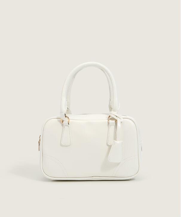 

HBP Fashion Women Bags Big Capacity Totes retro and lightweight Handbags Tote New Handbag Boston Female Bag All-match Solid Color Purses SMCD-9027, White