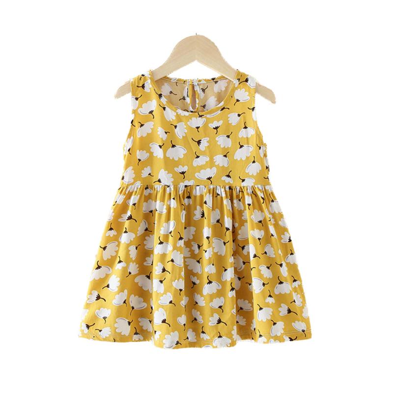 

Girl's Dresses Girls Lace Children Vestidos Summer Floral Party Clothing For 1-7 YearsGirl's, Khaki no box