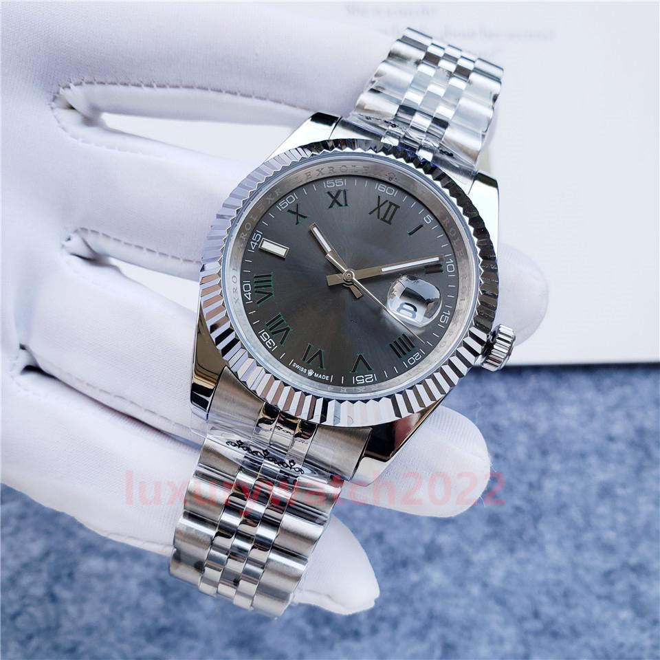 

Mens Watch Mechanical Automatic U1F Maker Sapphire Glass 41mm Stainless Steel Original Clasp Green Luminous Montre De Luxe Wristwatch, Watch a